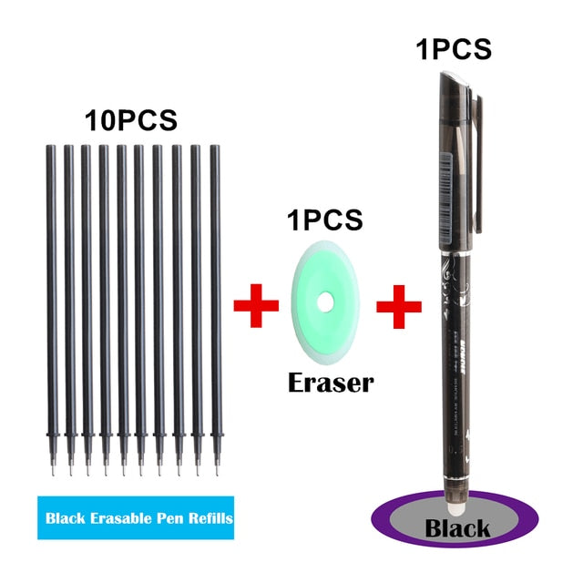 5/8/12/PCS Erasable Pen Refill Magic Gel Pen Set Ink Refills Stationery Blue Gel-Ink Erasable Pens For School Office supplies