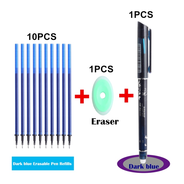 5/8/12/PCS Erasable Pen Refill Magic Gel Pen Set Ink Refills Stationery Blue Gel-Ink Erasable Pens For School Office supplies