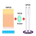 5/8/12/PCS Erasable Pen Refill Magic Gel Pen Set Ink Refills Stationery Blue Gel-Ink Erasable Pens For School Office supplies