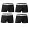 4Pcs Men Boxers Man Short Breathable Flexible Comfortable Shorts Boxers Lovely Solid  Panties