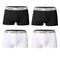 4Pcs Men Boxers Man Short Breathable Flexible Comfortable Shorts Boxers Lovely Solid  Panties