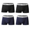 4Pcs Men Boxers Man Short Breathable Flexible Comfortable Shorts Boxers Lovely Solid  Panties