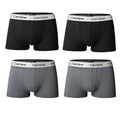 4Pcs Men Boxers Man Short Breathable Flexible Comfortable Shorts Boxers Lovely Solid  Panties