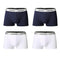 4Pcs Men Boxers Man Short Breathable Flexible Comfortable Shorts Boxers Lovely Solid  Panties