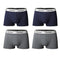 4Pcs Men Boxers Man Short Breathable Flexible Comfortable Shorts Boxers Lovely Solid  Panties