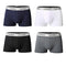 4Pcs Men Boxers Man Short Breathable Flexible Comfortable Shorts Boxers Lovely Solid  Panties