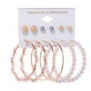 Tassel Acrylic Earrings For Women Bohemian Earrings Set Big Geometric Drop Earring 2020 Pearl Earrings Set DIY Fashion Jewelry