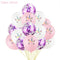 1 Set Unicorn Party Balloons Birthday Baloon Unicorn Decoration Latex Confetti Balloon Birthday Party Decoration Balloons Kids