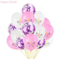 1 Set Unicorn Party Balloons Birthday Baloon Unicorn Decoration Latex Confetti Balloon Birthday Party Decoration Balloons Kids