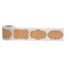 300Pcs Kraft Stickers Paper Labels Blank Christmas Gift for Jar Candle Glass Bottle Office Classification stationery sticker
