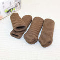 4Pcs Cat Paw Table Foot socks Chair Leg Covers Floor Protectors Non-Slip Knitting Socks For Furniture Cartoon Home Decor