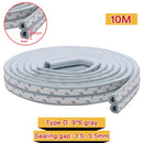 10M Type DIEP Self Adhesive Door Sealing Strips Self Adhesive Window Foam Wind Waterproof Dustproof Sound Insulation Tools