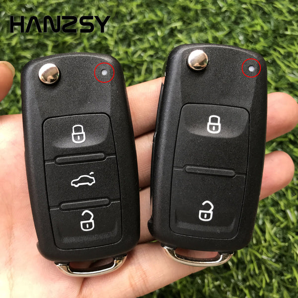 2/3 Buttons Remote key Fob shell For Skoda Octavia VW Volkswagen Golf Mk6 Tiguan Polo Passat CC SEAT Replacement Car Key Case