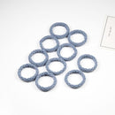 10PCS Women Girls Simple Basic Elastic Hair Bands Ties Scrunchie Ponytail Holder Rubber Bands Fashion Headband Hair Accessories