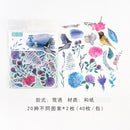 40pcs/lot Cute Washi Paper Stationery Sticker Set Kawaii Stickers Decoration Label For Journal Planner Scrapbooking Album Diary