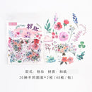 40pcs/lot Cute Washi Paper Stationery Sticker Set Kawaii Stickers Decoration Label For Journal Planner Scrapbooking Album Diary