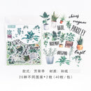 40pcs/lot Cute Washi Paper Stationery Sticker Set Kawaii Stickers Decoration Label For Journal Planner Scrapbooking Album Diary