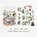 40pcs/lot Cute Washi Paper Stationery Sticker Set Kawaii Stickers Decoration Label For Journal Planner Scrapbooking Album Diary