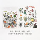 40pcs/lot Cute Washi Paper Stationery Sticker Set Kawaii Stickers Decoration Label For Journal Planner Scrapbooking Album Diary