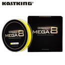 KastKing Mega8 Strong 137M 274M 457M 8 Strand Weaves PE Braided Fishing Line Multifilament 10LB 15LB 20LB 25LB 30LB 40LB 80LB