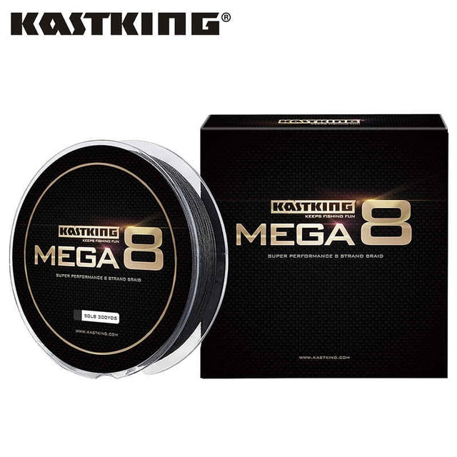 KastKing Mega8 Strong 137M 274M 457M 8 Strand Weaves PE Braided Fishing Line Multifilament 10LB 15LB 20LB 25LB 30LB 40LB 80LB
