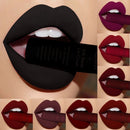 Qibest Brand Makeup Lipstick Matte Lipstick Brown Nude Black Color Liquid Lipstick Lip Gloss Matte Batom Matte Maquiagem Makeup