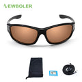 NEWBOLER Polarized Fishing Sunglasses Brown Yellow Lenses Night Version Men Glasses Outdoor Sport Driving Cycling Eyewear UV400