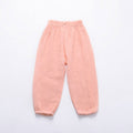 New 2-7y 2018 Summer Solid Color Linen Pleated Children Ankle-length Pants for Baby Boys Pants Harem Pants for Kids Child