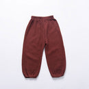 New 2-7y 2018 Summer Solid Color Linen Pleated Children Ankle-length Pants for Baby Boys Pants Harem Pants for Kids Child