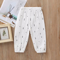 New 2-7y 2018 Summer Solid Color Linen Pleated Children Ankle-length Pants for Baby Boys Pants Harem Pants for Kids Child