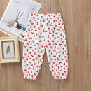 New 2-7y 2018 Summer Solid Color Linen Pleated Children Ankle-length Pants for Baby Boys Pants Harem Pants for Kids Child