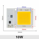 LED COB Chip 10W 20W 30W 50W 220V Smart IC No Need Driver 3W 5W 7W 9W LED Bulb Lamp for Flood Light Spotlight Diy Lighting