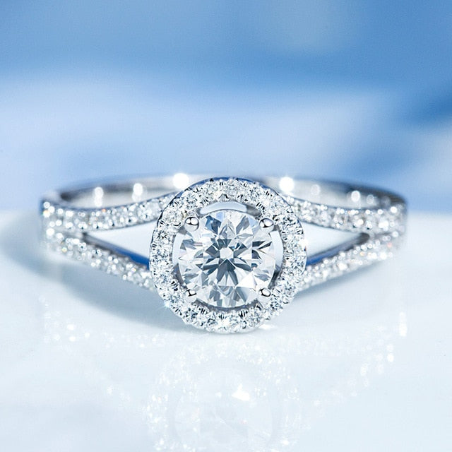 CC Trendy Jewelry S925 Rings For Women Cubic Zirconia Charms Bridal Wedding Engagement White Gold Color Ring Drop Shipping