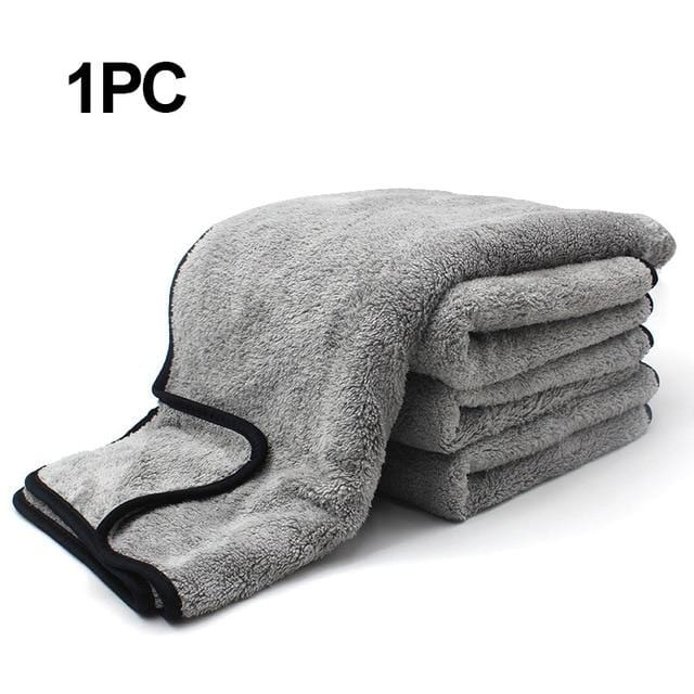 Microfiber Towel Car Wash Cloth Auto Cleaning Door Window Care Thick Strong Water Absorption For Car Home Automobile Accessories