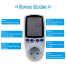 EU Plug AC Power Meters 230v Digital Voltage Wattmeter Power Consumption Watt Energy Meter Electricity Analyzer Monitor