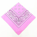 Fashion Women Cotton Bandana Scarf Square Female Bandanas 55cm*55cm Headwear Rock Girls Head Scarf Headbands Hair Accessories