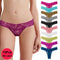 10 Pcs/Pack Elegant Lace Cotton Women G-String Thong Plus Size Panties Underwear Sexy Modis Underpants Ladies Tangas Lingerie