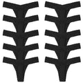 10 Pcs/Pack Elegant Lace Cotton Women G-String Thong Plus Size Panties Underwear Sexy Modis Underpants Ladies Tangas Lingerie