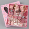 18pcs Baby Girl Headband for Children's Turban Darling Bows Kids Headwear Elastic Hair Bands Clips Hairpins Set Baby Accessories