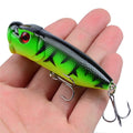Hot 1pcs Fishing Lures 6.5cm/12g Topwater Popper Bait 5 Color Hard Bait Artificial Wobblers Plastic Fishing Tackle With 6# Hooks