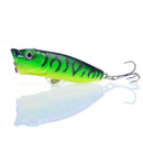 Hot 1pcs Fishing Lures 6.5cm/12g Topwater Popper Bait 5 Color Hard Bait Artificial Wobblers Plastic Fishing Tackle With 6
