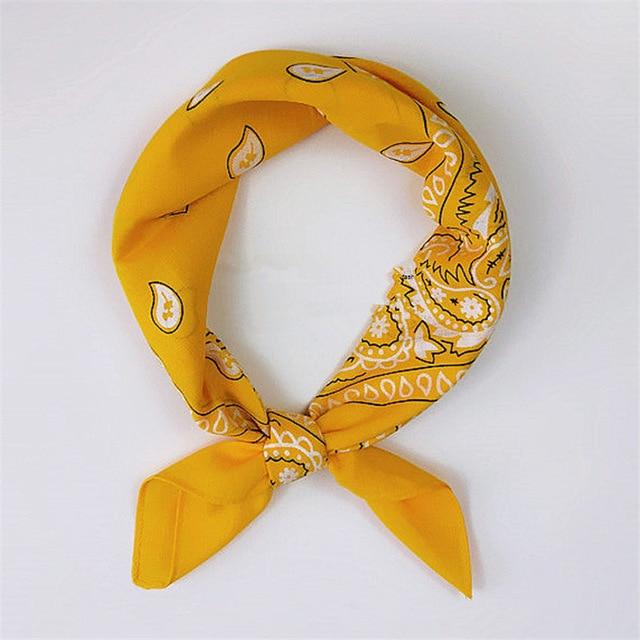 Unisex Cotton Blend Hip Hop Bandana Headwear Hair Band Scarf Neck Wrist Wrap Band Magic  Head Square Scarf