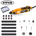 DEKO DKRT02 220V  Electric Drill Variable Speed Mini Grinder Rotary Tool Kit Cutting Polishing Drilling with dremel Accessories