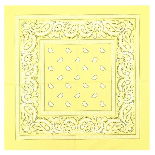 outdoor Bandana Square Scarf 55cm*55cm Black Red Paisley Headband Printed For Women/Men/Boys/Girls