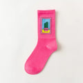 2020 Black White Cotton Socks AB Side Don't Follow Me I'm Lost too Creative Unisex Women Men Casual Socks Daily