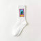 2020 Black White Cotton Socks AB Side Don't Follow Me I'm Lost too Creative Unisex Women Men Casual Socks Daily