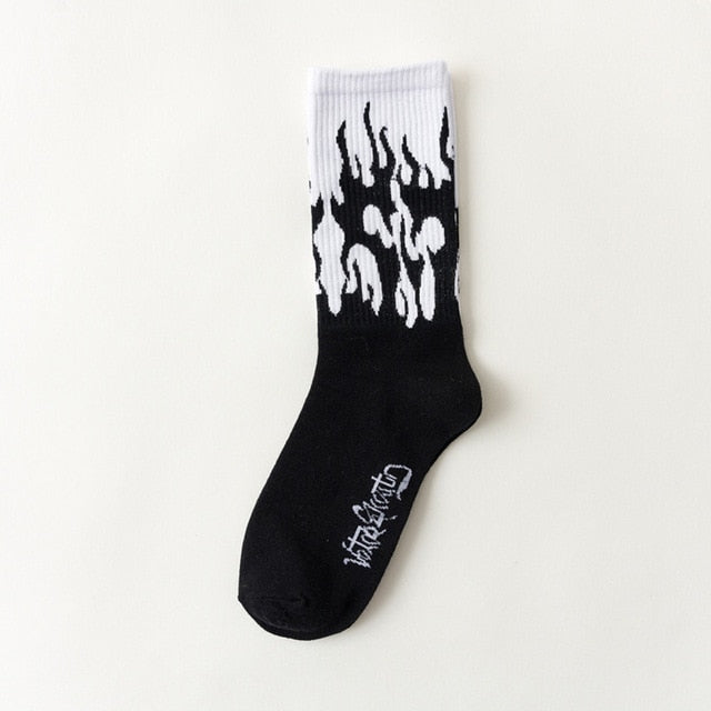 2020 Black White Cotton Socks AB Side Don't Follow Me I'm Lost too Creative Unisex Women Men Casual Socks Daily