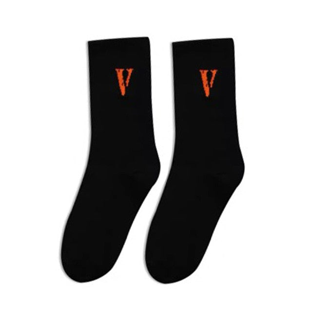 2020 Black White Cotton Socks AB Side Don't Follow Me I'm Lost too Creative Unisex Women Men Casual Socks Daily