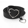 PKWYKLRE New sweetheart buckle with adjustable ladies luxury brand cute Heart-shaped thin belt high quality punk fashion belts