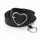 PKWYKLRE New sweetheart buckle with adjustable ladies luxury brand cute Heart-shaped thin belt high quality punk fashion belts